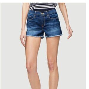 Frame Le Cutoff Raw Hem Mid Rise Denim Shorts Size 30